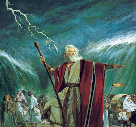 moses parting red sea_answers