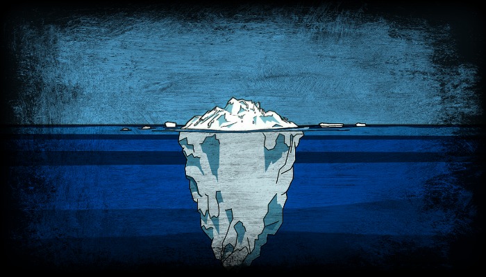 An iceberg