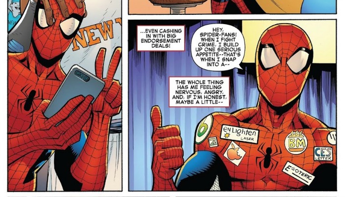 Spider-Man comic illustrations