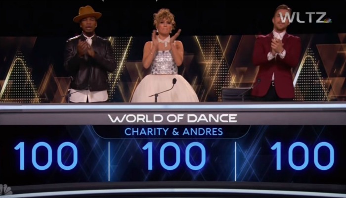 World of Dance judges applauding LDS dancers