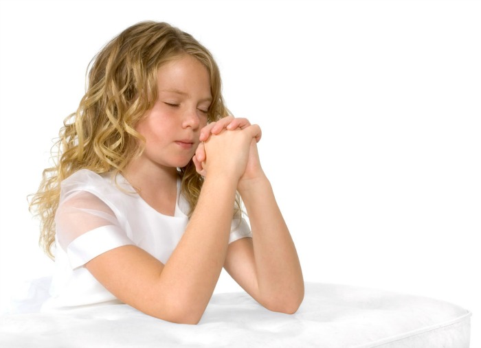 girl praying