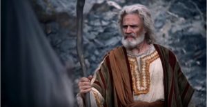 Moses confronts Satan