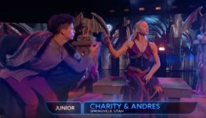 Charity and Andres performing in World of Dance