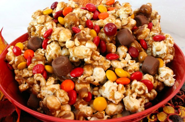 fall caramel corn