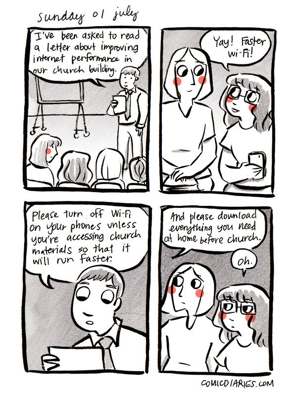 Heard at Church comic 15 lds