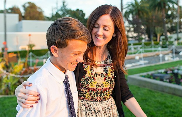 lds mom and son