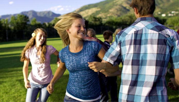 Youth Happily Dancing Outside w/ Mountains in Background | 7 Things People Think Latter-day Saints Aren’t “Allowed” To Do | Third Hour | What are Mormons Not Allowed to Do