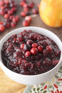 fresh cranberry sauce