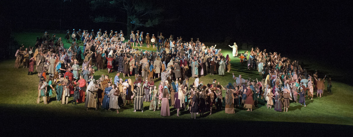 Mormon Miracle Pageant in Manti, Utah.