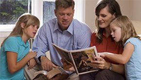 Christ centered home Mormon Family teaching about Christ