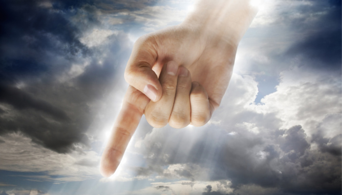 Mormon personal revelation God's finger showing the way