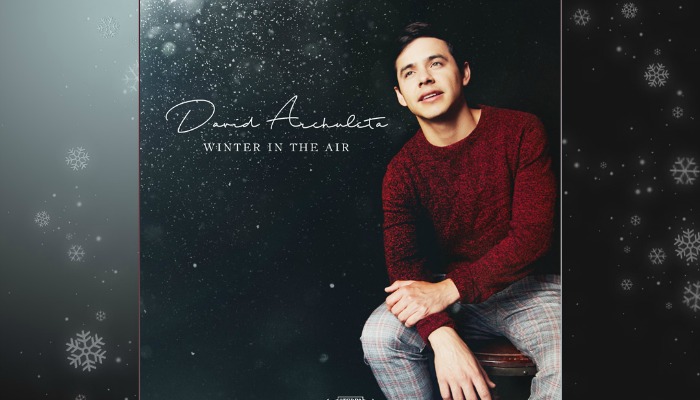 David Archuleta's new Christmas album artwork.