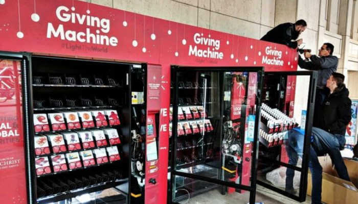 LightTheWorld Giving Machines Mormon LDS Service Christmas