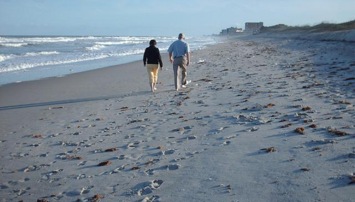 Mormon why me what now adversity old couple walking on the beach