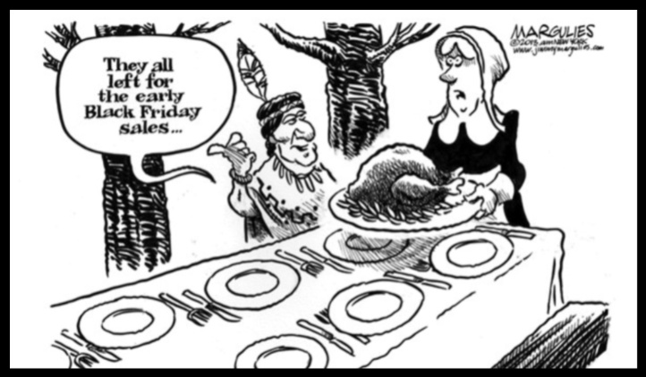 Mormon Black Friday Thanksgiving cartoon funny