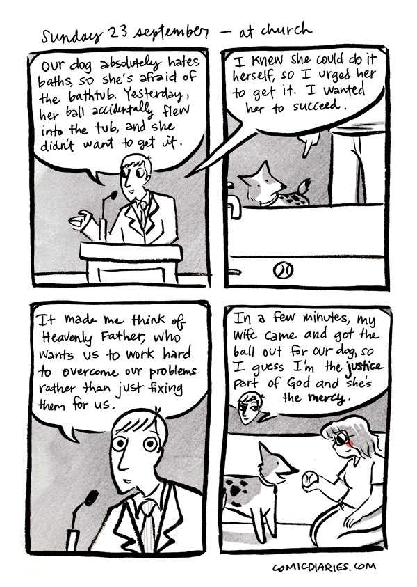 Heard at Church comic 24 lds