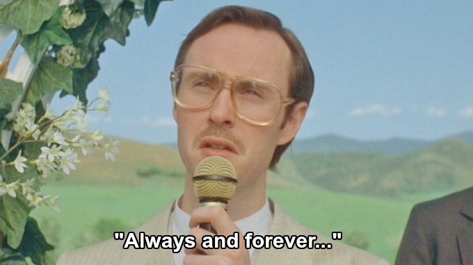 Kip singing "Always and forever..." Mormon