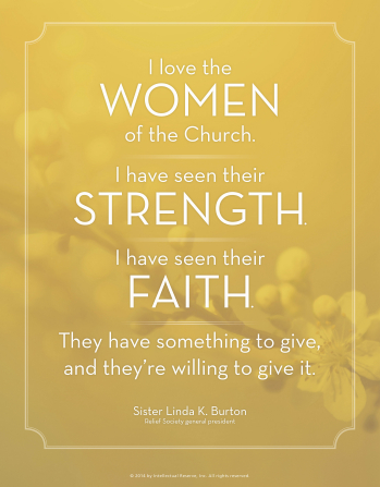 women have faith and strength mormon quote