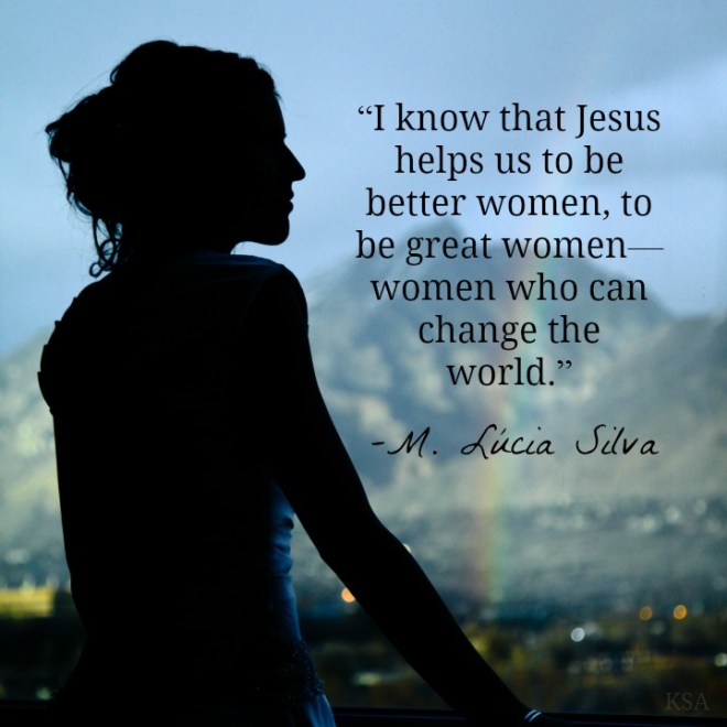 women can change the world mormon quote