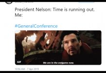 General Conference tweet