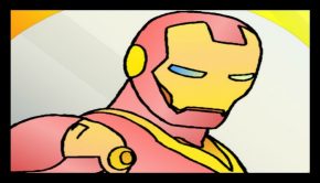 Drawing of Iron Man