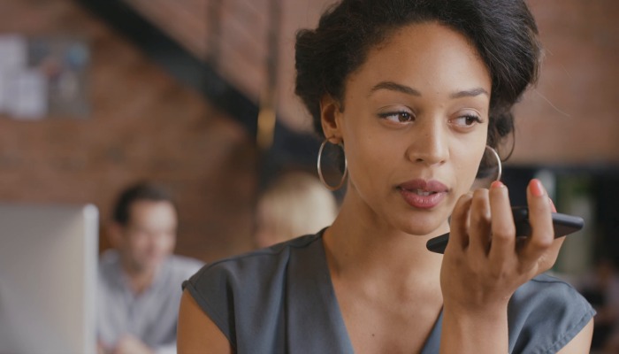 woman talking phone