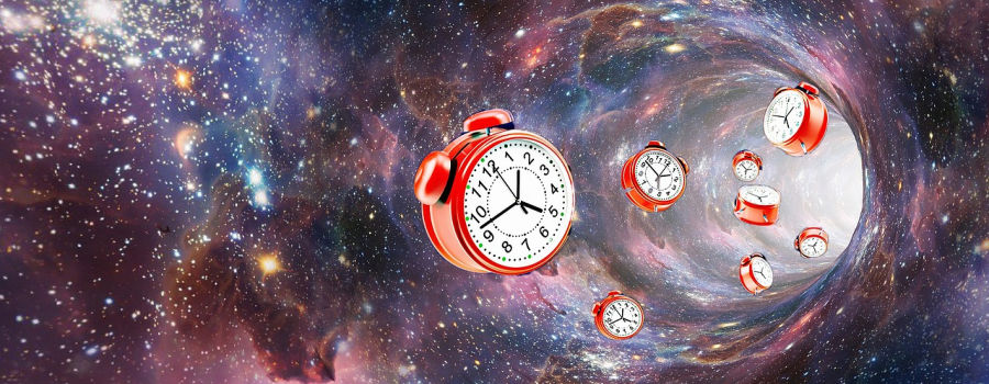 An image representing time travel.
