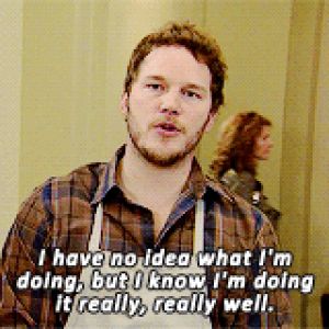 Andy Dwyer Parks and Recreation I don't Know what I'm doing