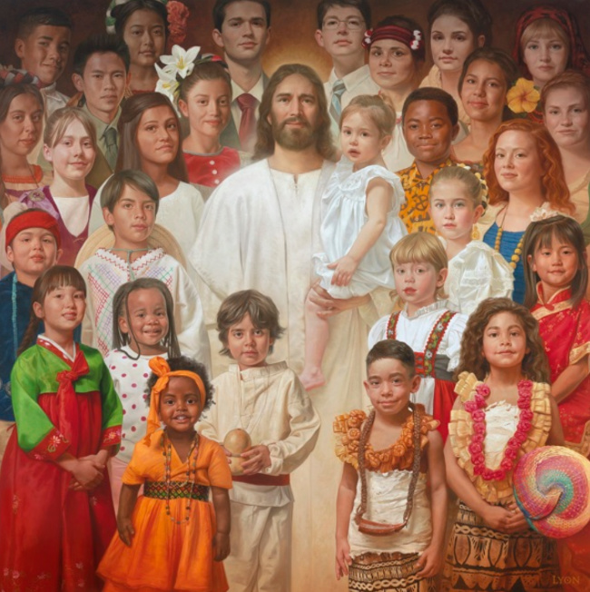 Christ with children