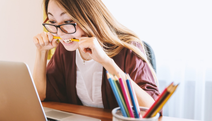 Woman Studying