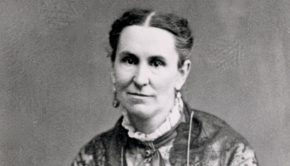Portrait of Helen Mar Kimball, a Mormon woman.