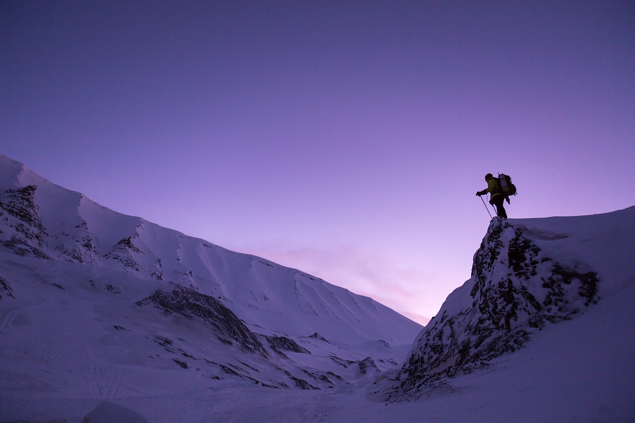 hike snow hiker