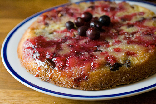 cranberry pecan teacake