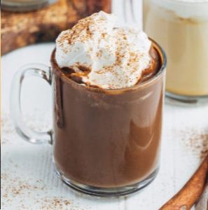 pumpkin spice hot chocolate