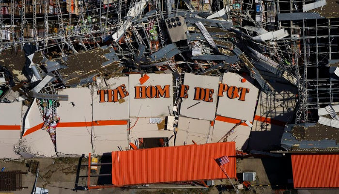 tornado damage Dallas 2019