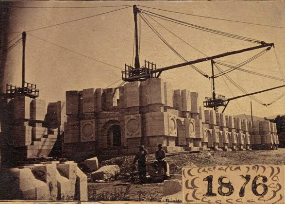 Photo of Salt Lake City Temple construction