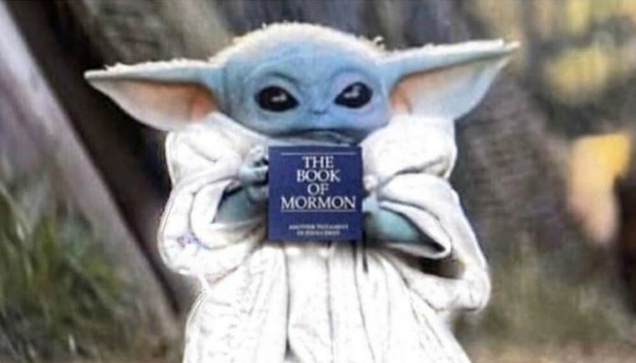 Baby Yoda from the Mandalorian