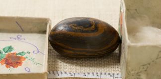 Photo of Joseph Smith's seer stone.