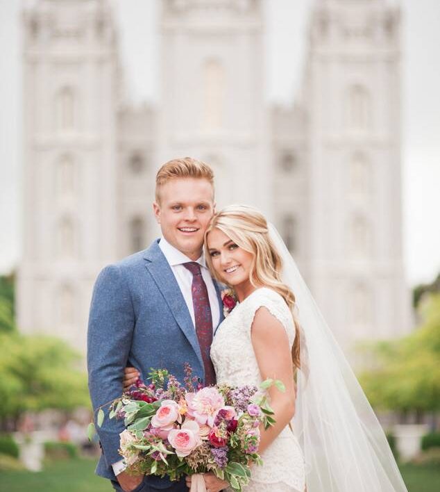 Member of the church, Lindsay Arnold, was married in SLC Temple