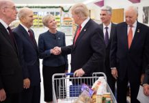 lds church leaders shaking hands with donald trump