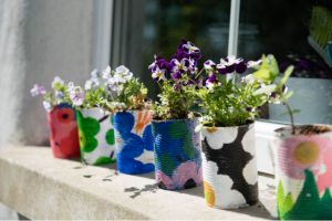 kids flower pot craft