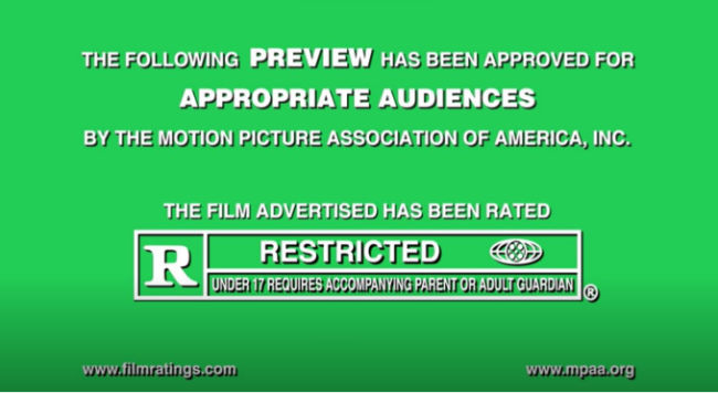 movie rating R