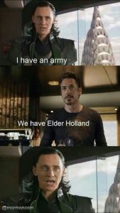 Avengers/ Elder Holland meme