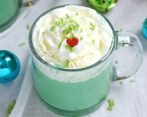 Grinch-inspired Hot Chocolate 