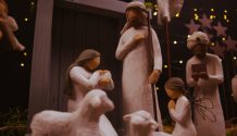 a christmas nativity scene
